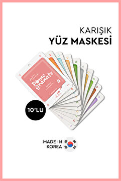 Mjcare 10'lu Karışık Yüz Maskesi