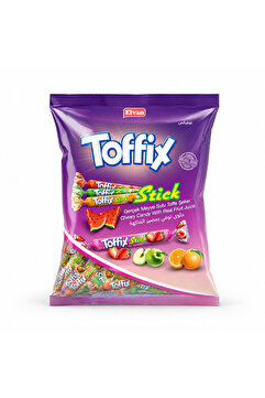 Elvan Toffix Stick Meyveli Mix Şeker 800 Gr. (1 Poşet)