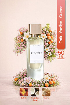 ILLUSIONE FRAGRANCE Lumiére Edp Kadın Parfüm 50ml | Tatlı - Vanilya - Gurme | Narenciye, Müge, Orkide, Misk