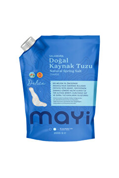 Mayi Tuz Mayi Doğal Salamura (Sofrada Öğütme) Tuzu 2 Kg