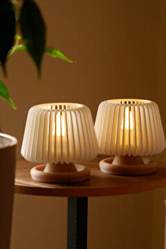 Genel Markalar Dekoratif Led Tealight Mumluk | Masaüstü Aydınlatma | 2'li Set