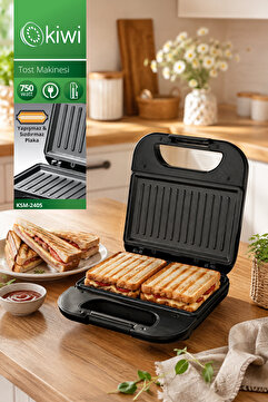 Kiwi KSM-2405 750 W Mini Tost Makinesi