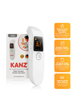 Kanz TH1110N Dijital Temassız Alından Ateş Ölçer