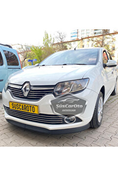 ŞüsCarOto Aksesuar Renault Symbol 2013-2020 Uyumlu Üniversal Astra H lip Esnek Ön Lip 2 Parça Tampon Altı Karlık Ön Ek