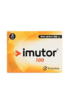Imutor 100 30 Kapsül - Beta Glukan - Bağışıklık