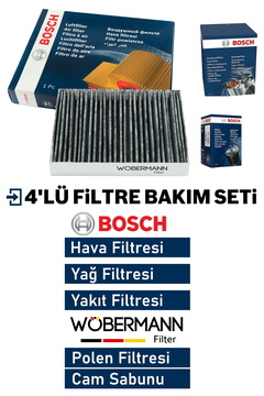 Wöbermann + Bosch Hyundai Accent Blue 1.6 Crdi Filtre Bakım Seti 2011-2016 4K