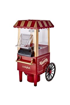 Cookplus Mutfaksever Kırmızı Mısır Patlatma Popcorn Makinesi