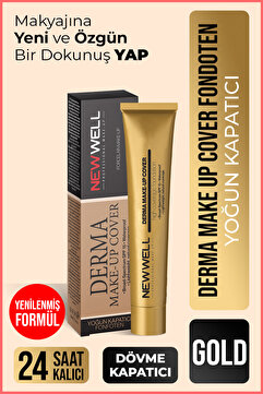 New Well Derma Make-up Cover Fondöten - Gold