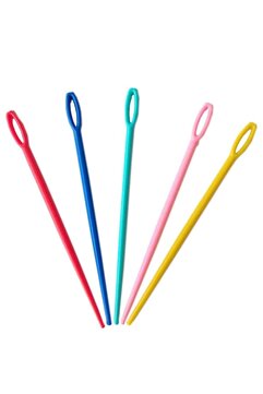 Prestij Boncuk 20 Adet 9 cm Boyutlarında Karışık Plastik Yün Iğne