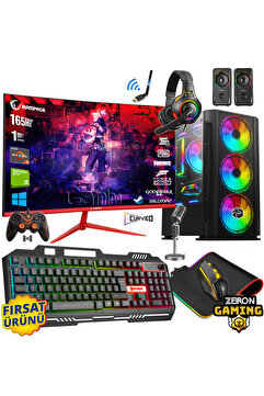 Zeiron Prime X60 Ryzen 5 5500 16GB 3200MHz Ram 256GB NVMe M.2+1TB HDD Rtx3050 24" 165hz Oyuncu Bilgisayarı