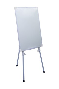Genel Markalar Teleskopik Ayaklı Beyaz Okul Yazı Tahtası 50x70 Yazı Kalemi + Silgi Hediyeli