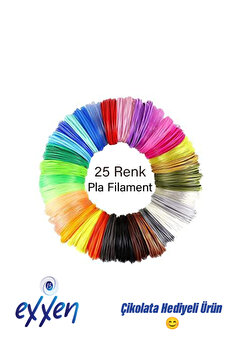 Microzey 3d Kalem Yazıcı Için 25 Renk 125 Metre (25 X 5 Metre)
