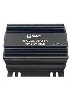 SKAUTO Sanel Konvertör 10 Amper 24v 12v Voltaj Düşürücü 120W SCA10 Convertör