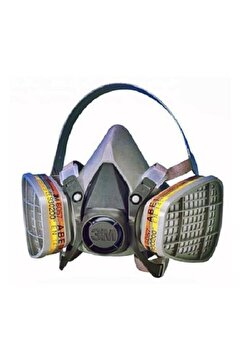3M 6200 + 6057 ABE1 Asit ve Duman Filtreli Gaz Maskesi