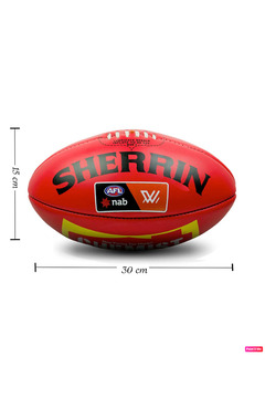 Avessa Sherrin Afl Game Ball American Football Gerçek Deri Amerikan Futbol Topu Kırmızı