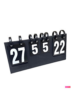 Avessa SCR-500 Ergonomik Tasarım Masa Skorbord Her Spor Branşına Uygun Büyük Boy 48x30 cm Scoreboard Çetele