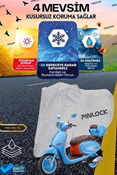 pinlock ARORA CAPPUCİNO Uyumlu Su Geçirmez Dayanıklı Motosiklet Brandası (TOKALI)