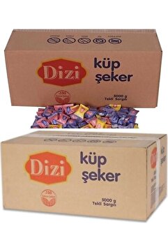 DİZİ TEK SARGILI KÜP ŞEKER 5000 GR × 2 ADET