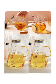 behila 2'li Madam Cam Borosilikat Yağlık Sirkelik 900ml