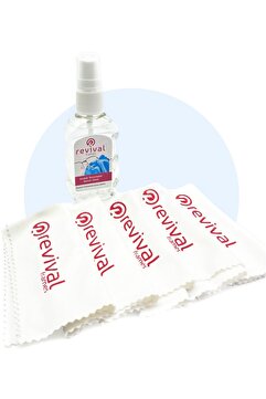 Revival Frames Gözlük Temizleme Bezi 5 li A++ Kalite 50ml Sprey HEDİYELİ