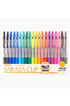 Zebra Sarasa Clıp 20'li Jel Kalem Seti