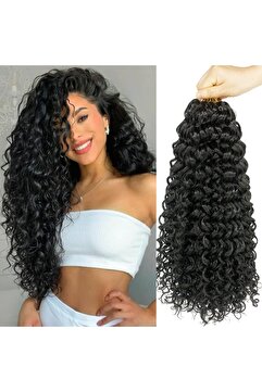 8 Kadına Dair Herşey Afro Örgüsü Saç - Siyah 100gr.