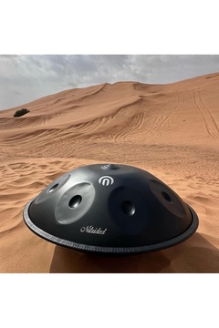 İMECE Hang Drum Handpan Space Drum Nitrided Siyah Steel Drum 9 Tonlu 22 Inç