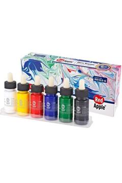 Red Apple 6 Renk Ebru Boyası 6x25 Ml. Re103-6 8698954013751