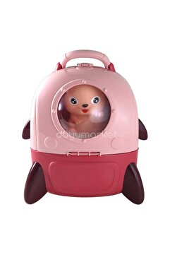 DuyuMarket Sırt Çantalı Pets House - Pembe - Cat