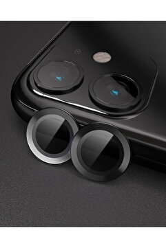 Fibaks Apple Iphone 11 - 12 - 12 Mini Uyumlu Kamera Lens Koruyucu
