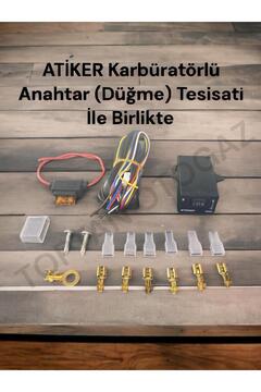 Atiker KARBÜRATÖRLÜ DÜĞME ANAHTAR TESİSAT İLE BİRLİKTE