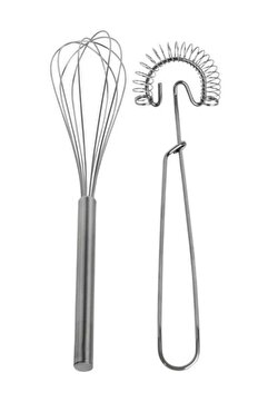 Kitchen Beauty 2'Li Metal Çırpıcı Seti Pasta Kek Çırpma Teli Yaylı Yumurta Sos Çırpma Çırpıcı Seti