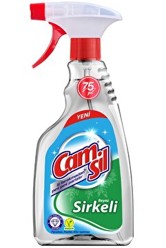 Camsil Beyaz Sirkeli 500 Ml Kategori: Cam Ve Parlak Yüzey Temizleyici