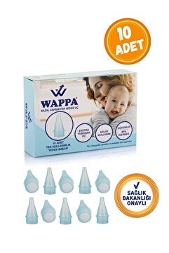 WAPPA Otribebe, , Brunobaby Uyumlu Nazal Burun Aspiratörü Yedek Uç (10 ADET)