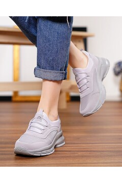 LETAO Ortapedik Kadın Gri Günlük Spor Sneaker Yürüyüş Ayakkabı
