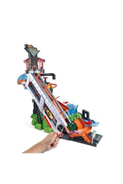 HOT WHEELS Renk Değiştiren Arabalar Timsah Oyun Seti Ftb67