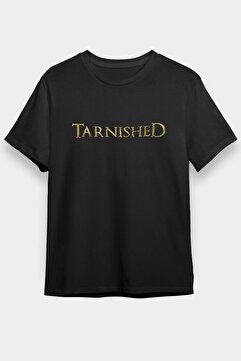 ZOKAWEAR Unisex Bol Kalıp Elden Ring Baskılı Siyah Tişört - Tshirt