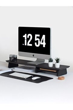 Fagus Wood Bilgisayar Yükseltici, Monitör Standı, Ahşap Ekran Yükseltici (CEVİZ)