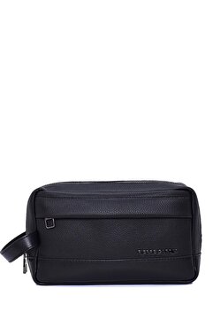 Pierre Cardin Siyah El Tutma Saplı Üç İç Cepli Erkek El Çantası - Potföy Çanta - Clutch 01PC002000