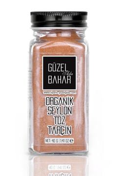 Güzel Ada Gıda Organik Seylon Toz Tarçın 40 Gr
