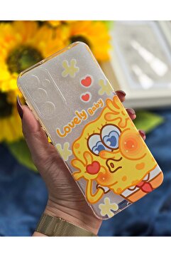 SUPER FRAME Samsung Galaxy A24 Uyumlu Baskılı Şeffaf Telefon Kılıfı