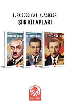 Kızıl Panda Yayınevi Şiir Kitapları Seti (3 Kitap)