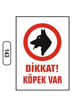 ERGÜNDOĞDU Dikkat Köpek Var Uyarı Ikaz Levhası