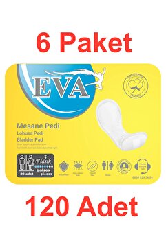 EVA Yoğun Orta Boy Extra Mesane Pedi 120 Adet 20*6 Paket (33CM)