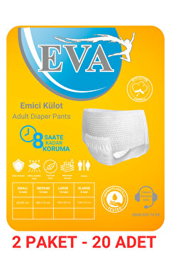 EVA Emici Külot Medium--Large 20 Adet Seviye1=idrar Kaçırma-lohusa-regl DAR KALIP DÜŞÜK BEL