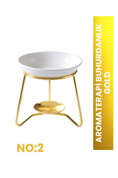 Bade Natural Aromaterapi Buhurdanlık No: 2 Altın