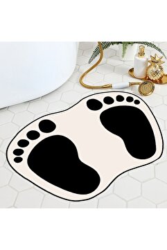 eco concept Ayak Izi Paspası, Banyo Paspası, Krem Paspas