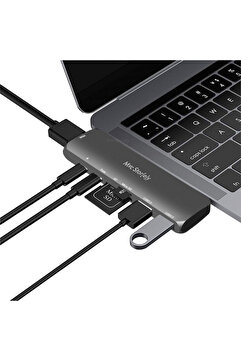 Mcstorey Type-C Dönüştürücü HDMI 4K UHD Adaptör Yüksek Veri Transferi Destekli Dual Girişli