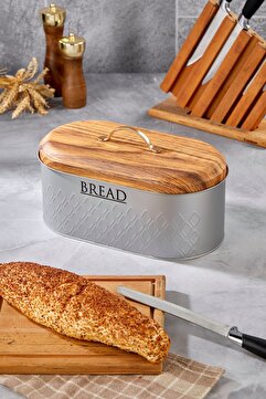 UCR HOME Yeni Desen Detaylı Premium Metal Ekmeklik