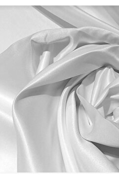 Basic Creation Saten Güneşlik Perde Beyaz Enxboy Seçenekli 1. Kalite Elegant Saten Kumaş